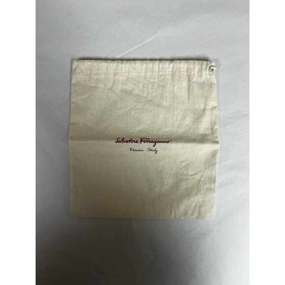 Salvatore Ferragamo canvas pouch Belt dustbag with Buckle protector. - Picture 6 of 11